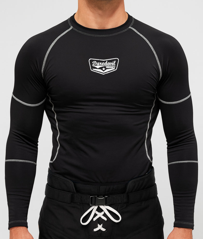 Adult Daredevil Hockey Ronan Compression Crew Neck Shirt