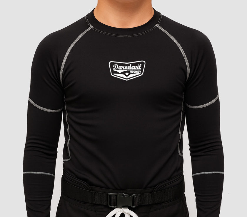 NEW – Youth Daredevil Hockey Ronan Compression Crew Neck Shirt